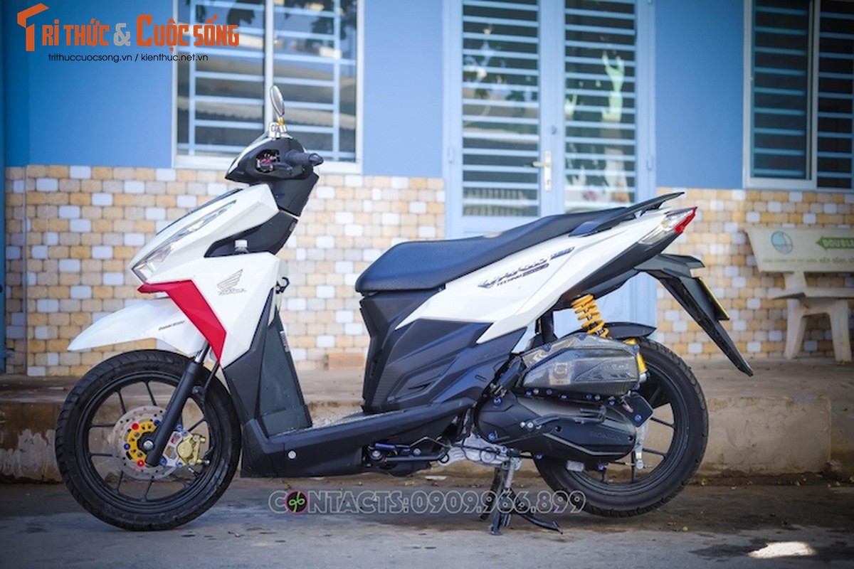 Dan choi mien Tay “do cung” xe tay ga Honda Vario 150