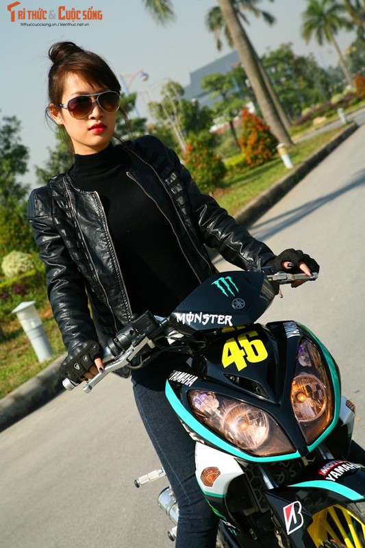Nu biker Viet do dang ben “xe no” Yamaha X1R-Hinh-6