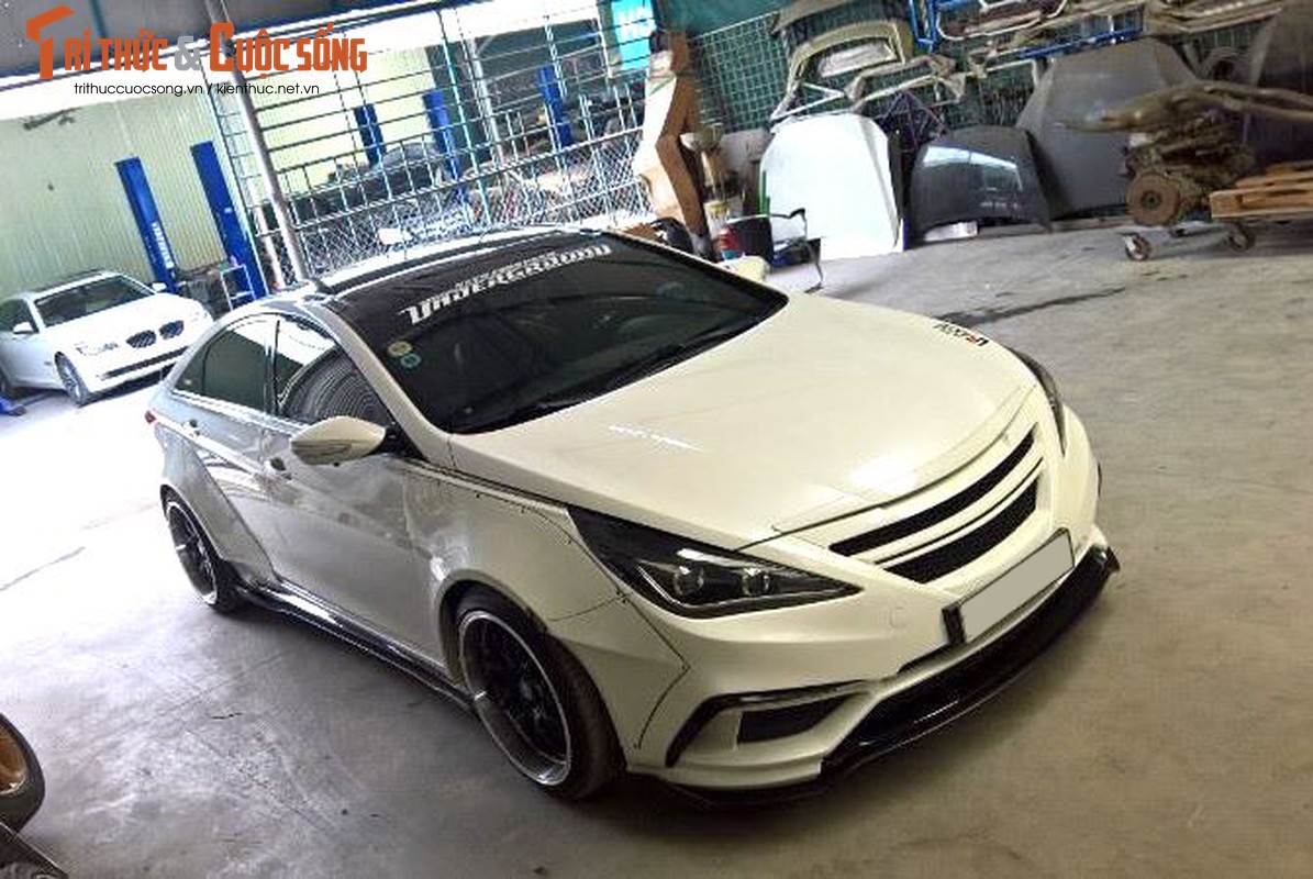 Tho Viet do Hyundai Sonata nhu sieu xe the thao &quot;khung&quot;-Hinh-2