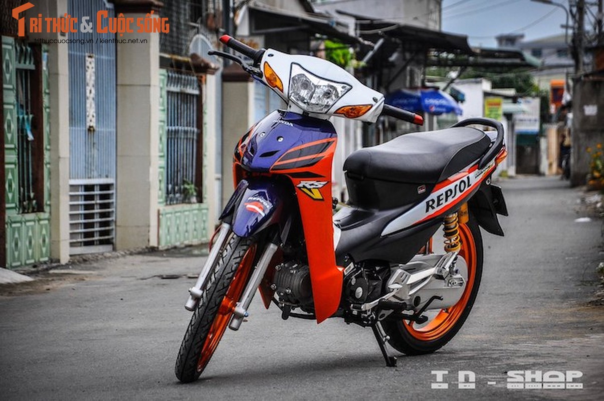 Xe may Honda Wave Repsol do do choi dat mua xe