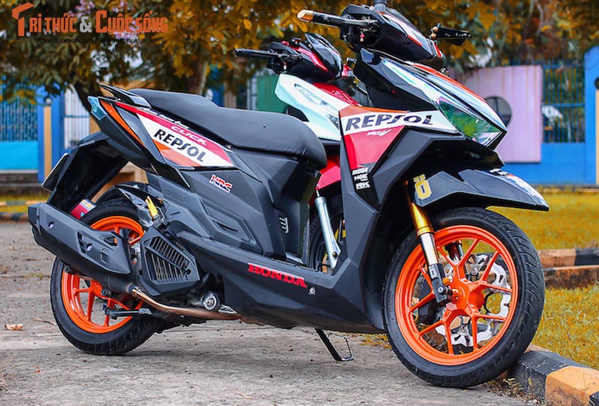 Dan choi Sai Gon do Honda Vario phong cach xe dua-Hinh-10