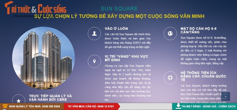 Chuyen gia noi gi ve bat cap o Sun Square cua Do Thi Thang Long?