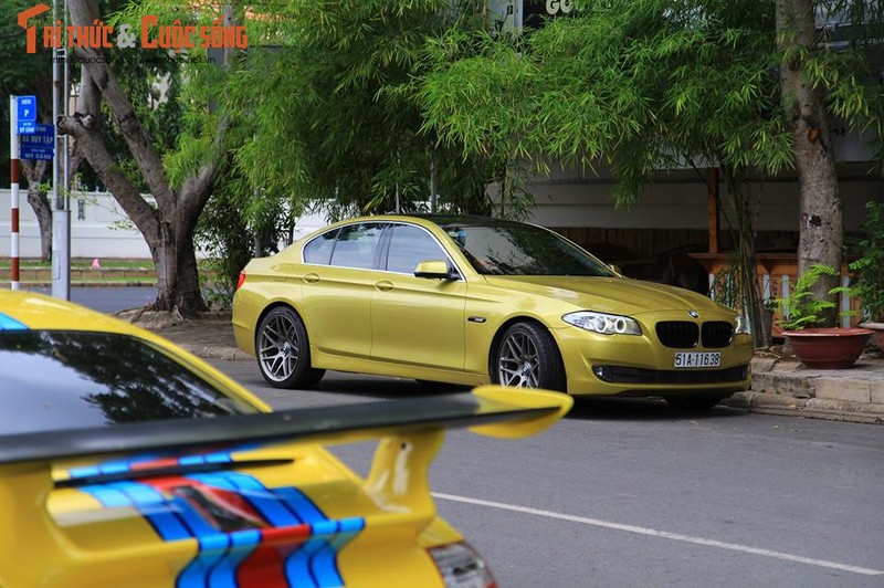 Dan choi Viet do xe sang BMW 523i vang chanh doc la-Hinh-10