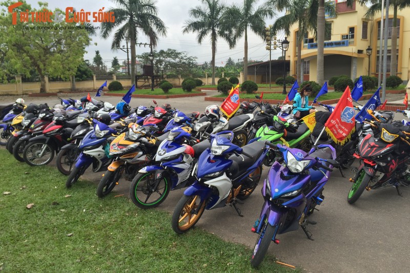 Hang tram “xe no” Yamaha Exciter rong ran tai Hai Duong