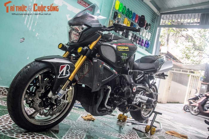 Xe moto Suzuki B-King &quot;do khung&quot; cua dan choi Sai Gon-Hinh-12