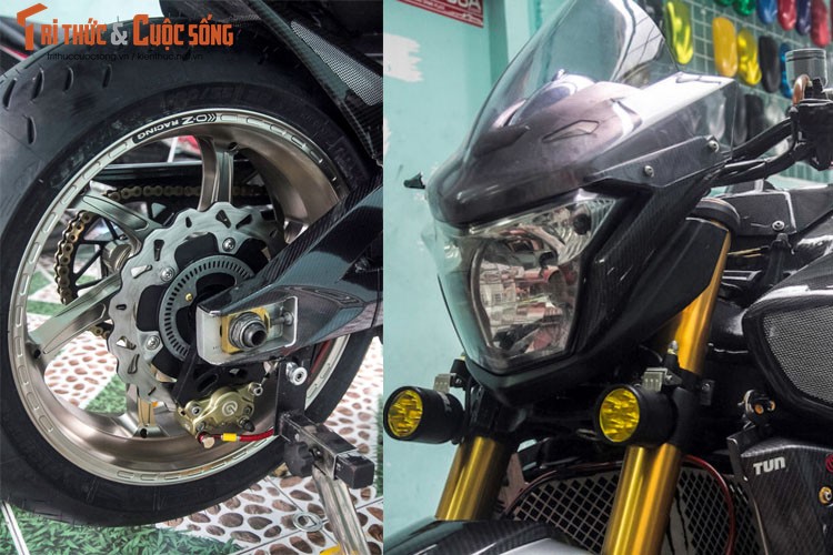 Xe moto Suzuki B-King &quot;do khung&quot; cua dan choi Sai Gon-Hinh-5