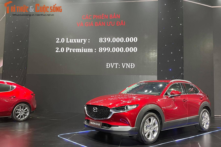 Mazda CX-3 va CX-30, cao nhat 899 trieu dong tai Viet Nam