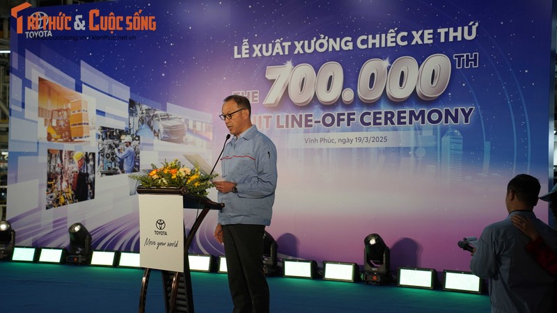 Toyota Viet Nam lap ky luc voi 700.000 chiec oto xuat xuong