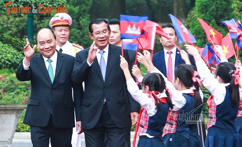 Hinh anh Thu tuong don Thu tuong Campuchia Hun Sen-Hinh-3