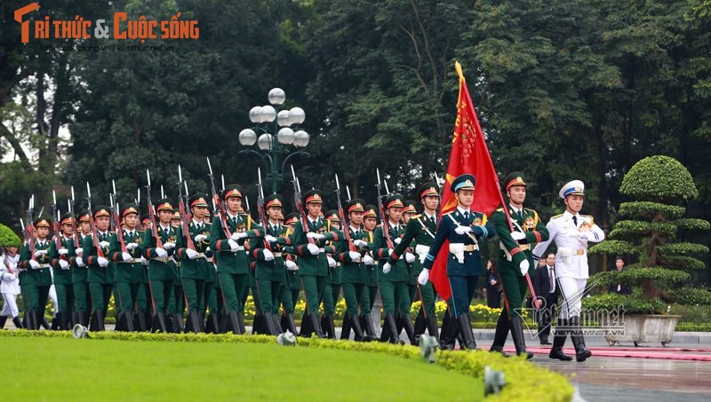 Hinh anh Thu tuong don Thu tuong Campuchia Hun Sen