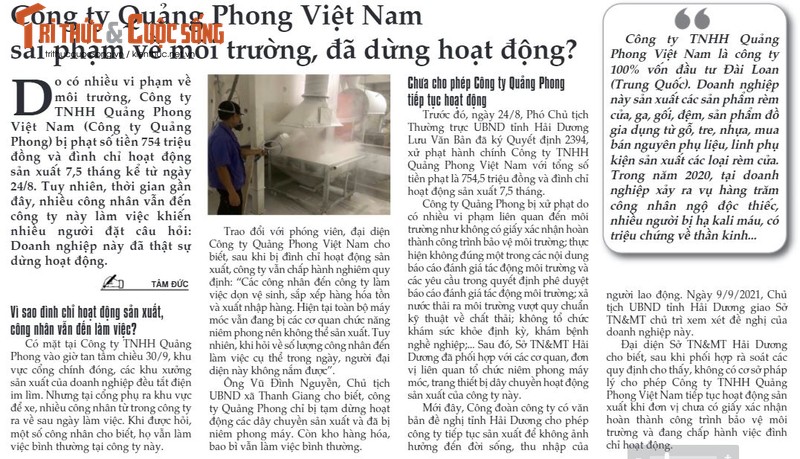 Cong ty Quang Phong Viet Nam sai pham ve moi truong, da dung hoat dong?-Hinh-4