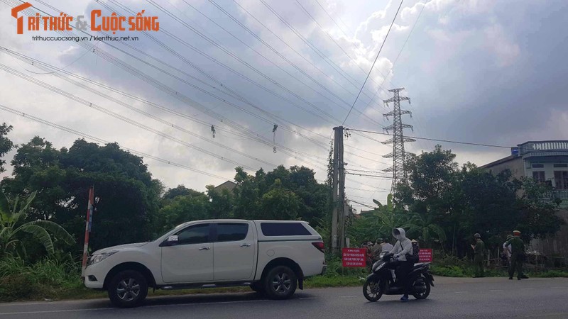 Hai Duong: Bao ve thi cong duong day 220kV qua xa Cam Hung-Hinh-2