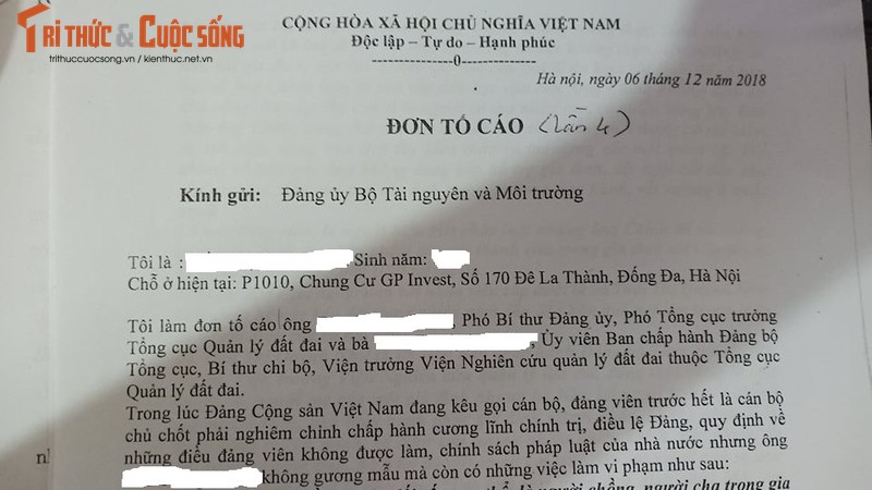 Pho Tong cuc truong Bo TNMT bi to ngoai tinh voi Vien truong: Vi pham Luat Hon nhan?-Hinh-3