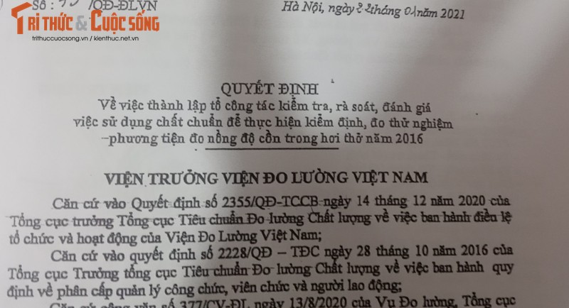 Nghi van sai pham o Vien Do luong Viet Nam: “De” 3,5 ngan may do nong do con lech chuan… roi “noi mat” ho so?-Hinh-2