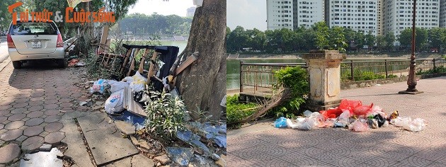 Ha Noi: Can canh cong vien Bac Linh Dam xap xe, de hoang phe-Hinh-13