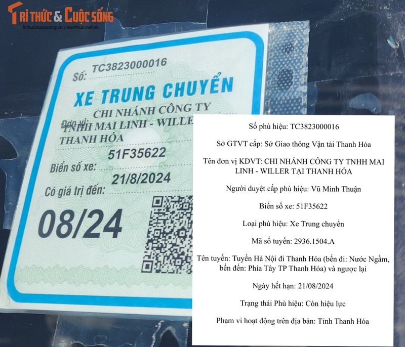 Mai Linh WILLER dung phu hieu xe trung chuyen o Thanh Hoa… chay tai Ha Noi-Hinh-3