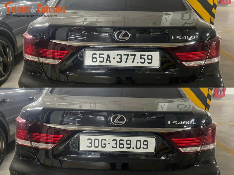 Ha Noi: “Xe sang” Lexus lap che do lat bien, dung bien so gia