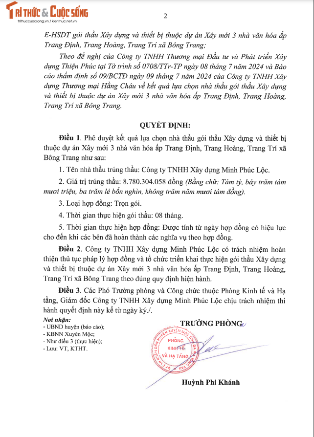 BR-VT: Cty Minh Phuc Loc nha thau “quen mat” cua Phong KTHT huyen Xuyen Moc?-Hinh-2