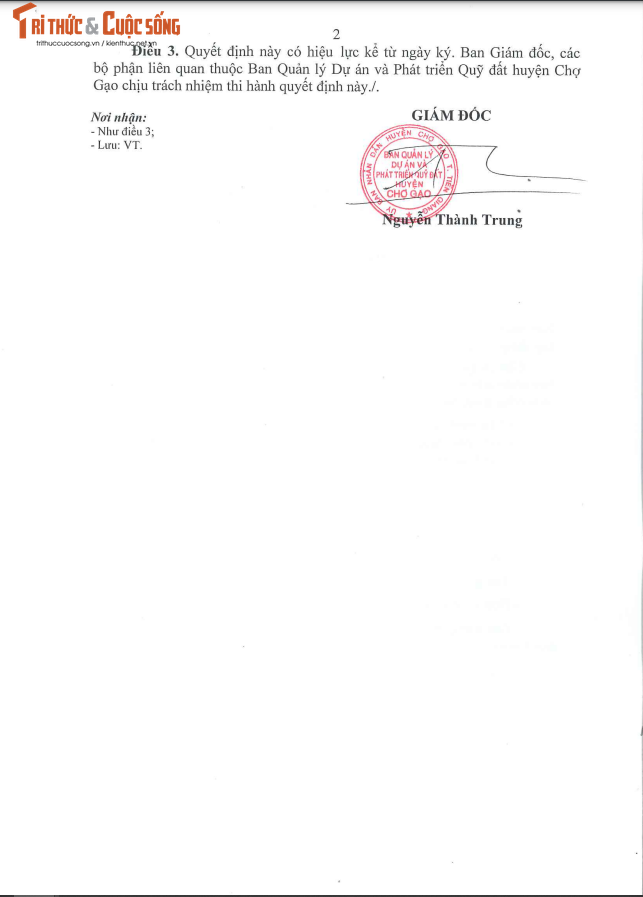 Tien Giang: Cty Viet Chuong, 1 thang trung 5 goi thau tai Cho Gao-Hinh-7