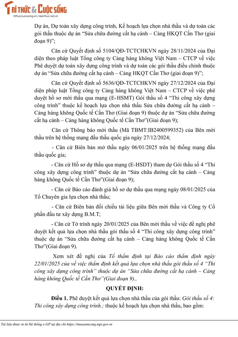 Cty B.M.T trung goi sua chua duong cat ha canh san bay Can Tho-Hinh-2