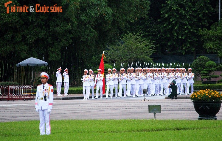 Xuc dong le chao co tai Quang truong Ba Dinh mung ngay Quoc khanh 2/9