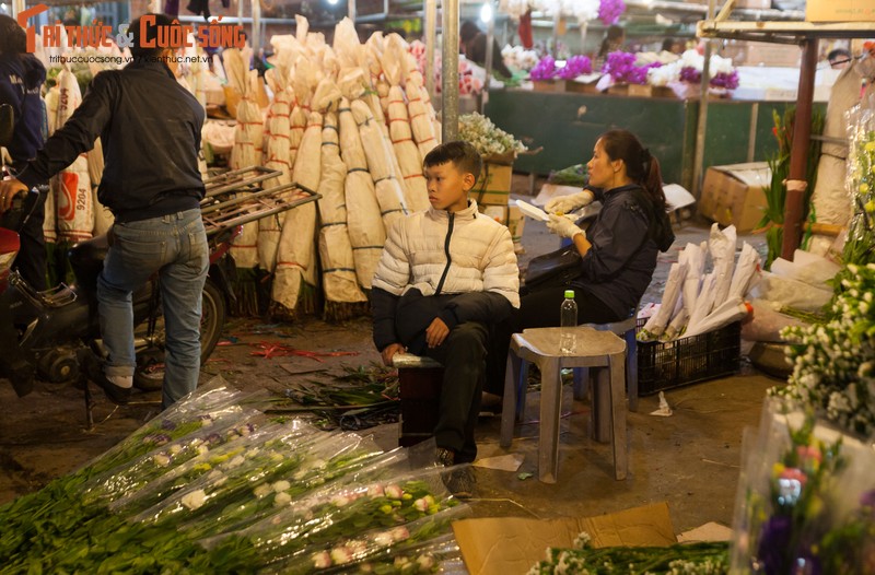 Anh: Nhung khuon mat met nhoai trong phien cho hoa dem can Tet-Hinh-8