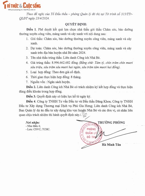 TP HCM: Lien danh Cong ich Nha Be trung goi thau gan 9 ty-Hinh-2