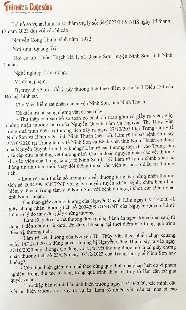 Ninh Thuan: Nhieu vi pham nghiem trong ve to tung trong mot vu an-Hinh-3
