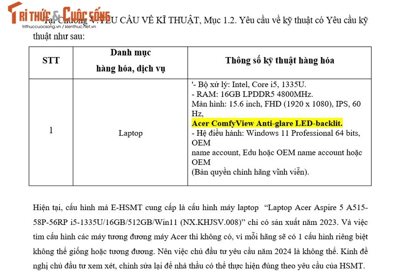 Goi thau thiet bi hon 1 ty dong tai Cu Chi: E-HSMT lam kho nha thau?-Hinh-2