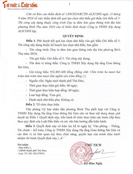 TP HCM: Ha tang Giao thong Sai Gon trung lien 3 goi duy tu tai Thu Duc-Hinh-2