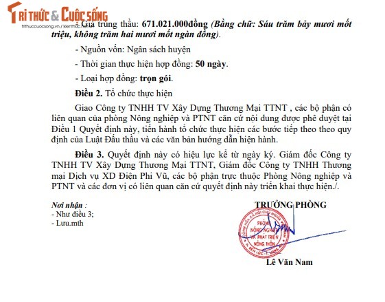 Long An: Cong ty Dien Phi Vu 1 ngay trung 3 goi thau tai Ben Luc-Hinh-3