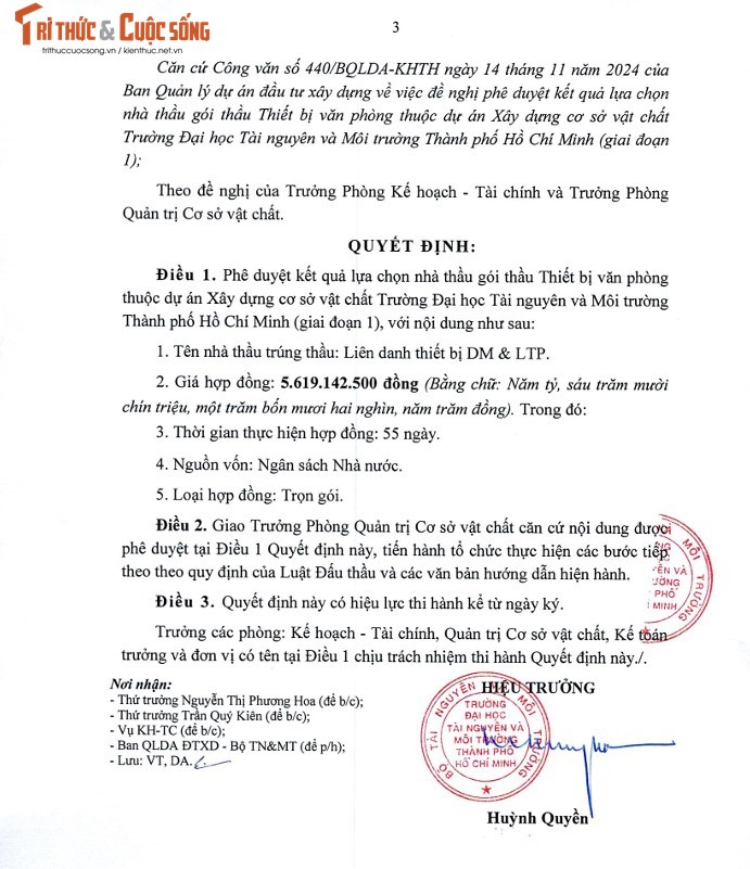 TP HCM: Goi thiet bi cua Truong DH Tai nguyen va Moi truong da co chu-Hinh-3