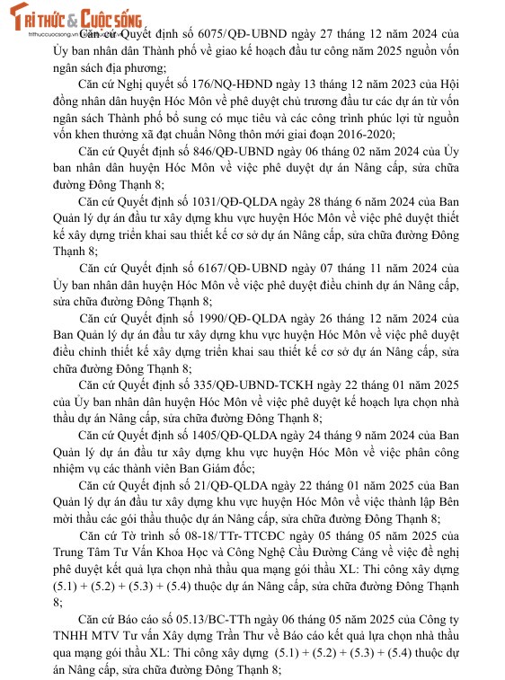 TP HCM: Da tim duoc nha thau thi cong nang cap duong Dong Thanh 8-Hinh-2