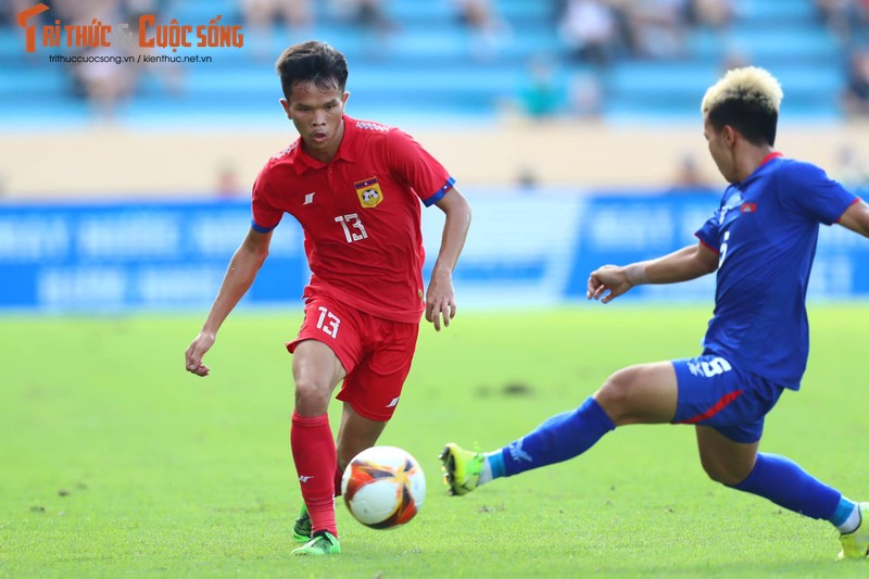 Chao san SEA Games 31, U23 Campuchia thang tung bung truoc U23 Lao-Hinh-3