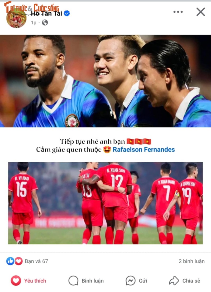 DT Viet Nam dai thang, tien dao Nguyen Xuan Son duoc FIFA tang 