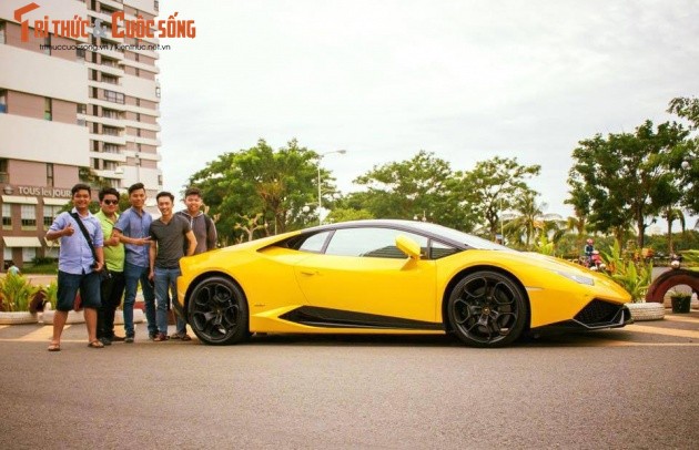 “Cuong Dola” drift sieu xe Huracan 13 ty giua Sai Gon-Hinh-2