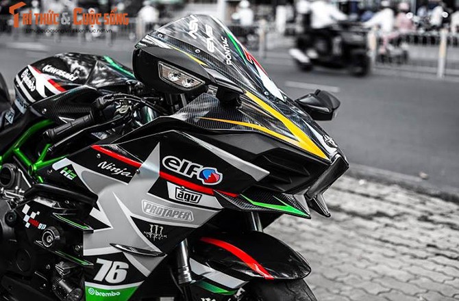 Sieu moto tien ty Kawasaki H2 do 