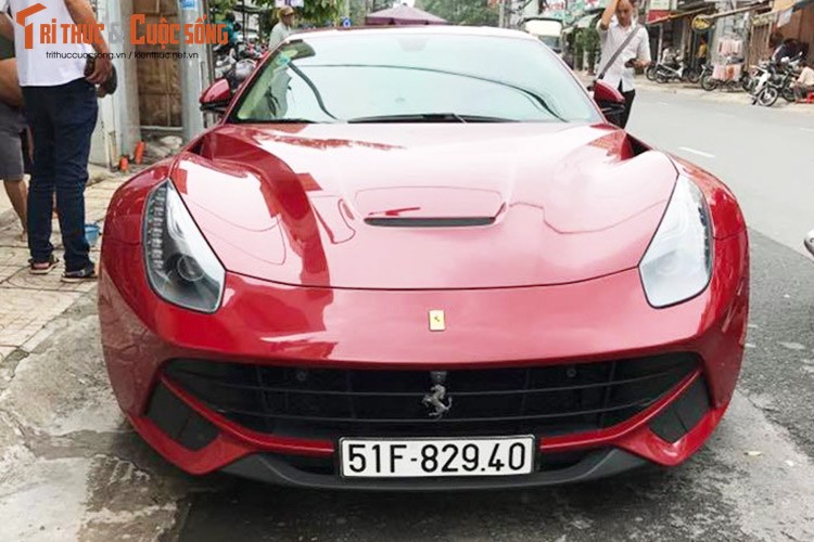 Sieu xe Ferrari F12 ban do Dubai gia 22 ty tai Sai Gon