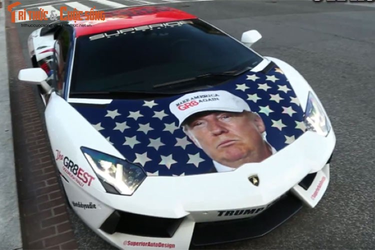 Sieu xe Aventador noi tieng nho ung ho Donald Trump-Hinh-2