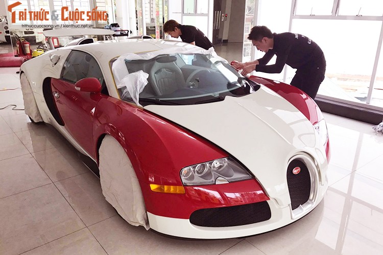 Sieu xe Bugatti Veyron 50 ty cua Minh Nhua gio ra sao?