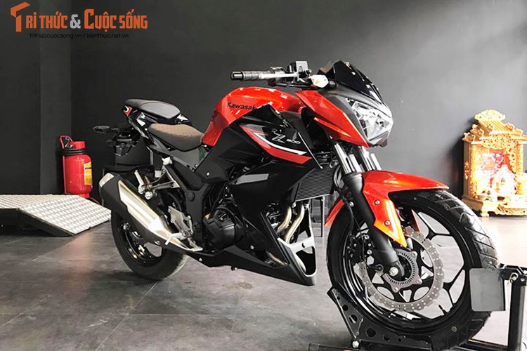 Moto Kawasaki Z300 ABS moi gia 139 trieu tai Viet Nam-Hinh-10