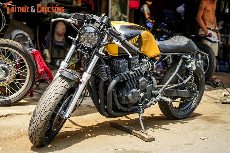 Honda CB750 do cafe racer sieu chat chi 30 trieu o Sai Gon