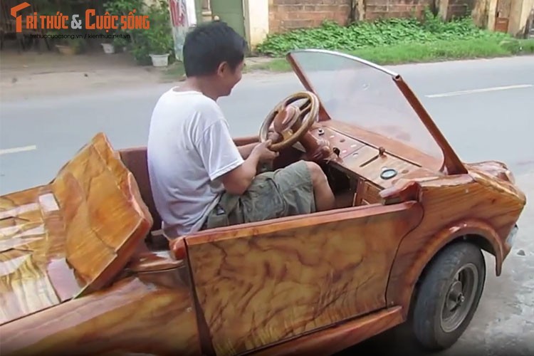 Nong dan Son Tay che “sieu xe go”... Lamborghini-Hinh-5