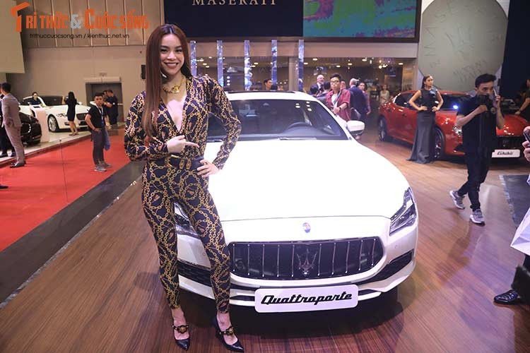 Ha Ho do dang cung dan nguoi dep va xe sang Maserati-Hinh-2