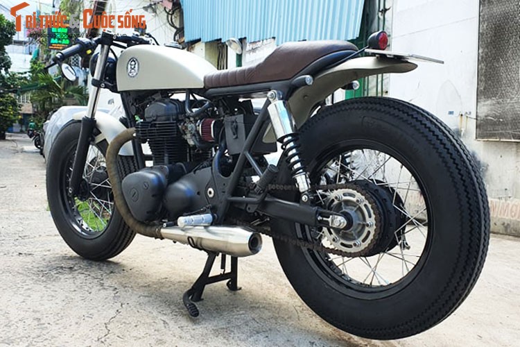 Ngam Kawasaki W400 do Cafe Racer cua 