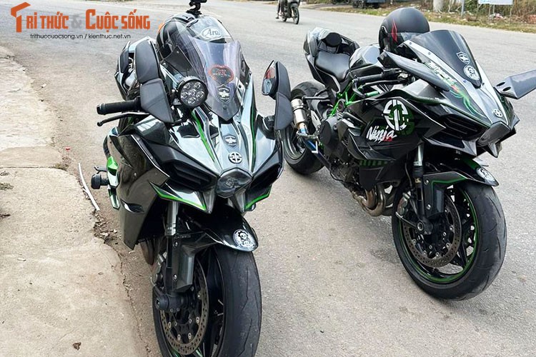 Ca dan sieu moto Kawasaki H2 tien ty, manh nhat the gioi o Sai Gon-Hinh-2