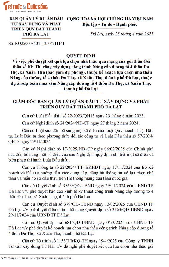 Lam Dong: Cty Thanh Tam An 