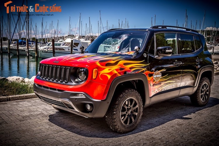 “Quai thu” Jeep Renegade phong cach Harley-Davidson