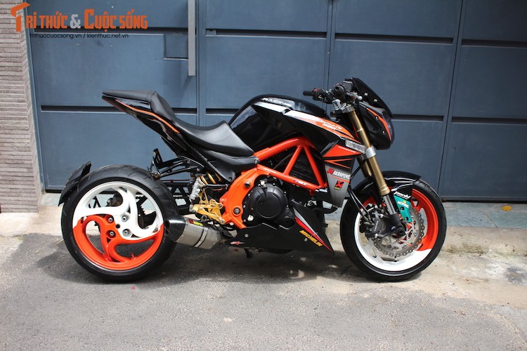 “Xe PKL Tau” CF650NK do streetfighter 1 gap tai Sai Gon-Hinh-5