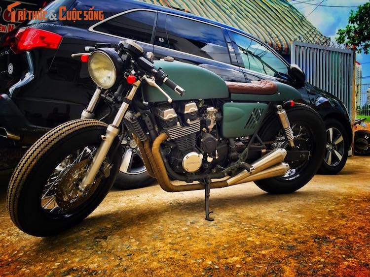 Honda CB750 do cafe racer “sieu ngau” tai Sai Gon